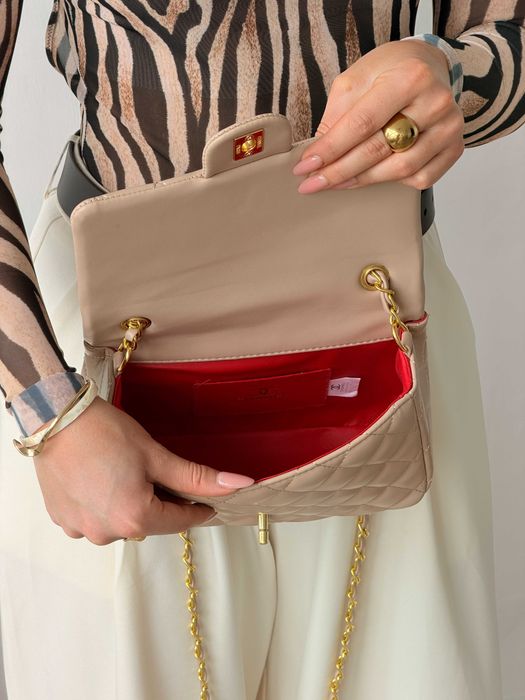 Сумка Chanel Mini Lambskin Coco через плече крос боді Шанель