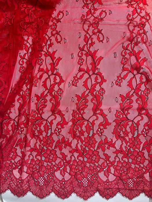 Отрез ткани кружево, трикотаж.