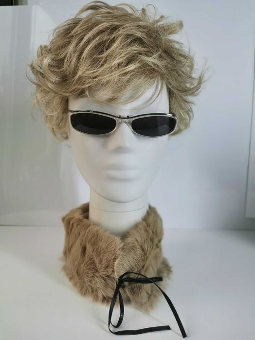 kołnierzyk  stójka skóra naturalna