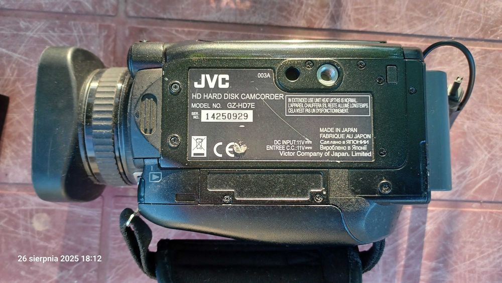 Kamera JVC GZ-HD7 Everio HD
