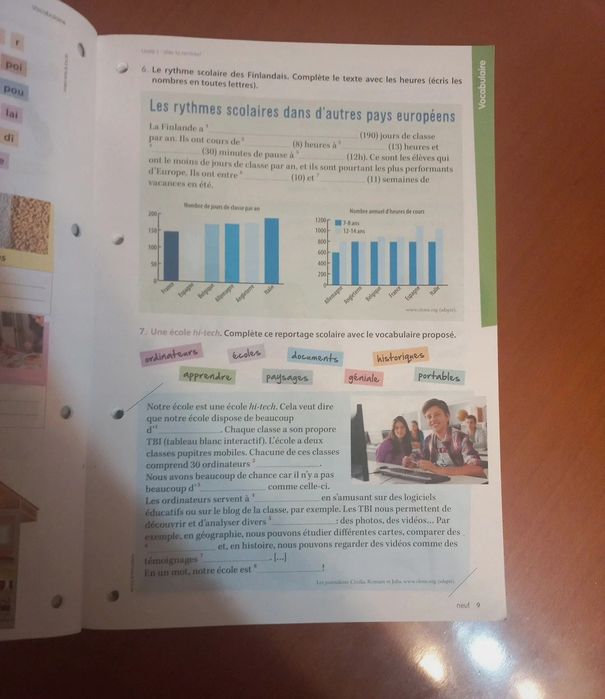 Caderno de atividades francês 9° ano porto editora