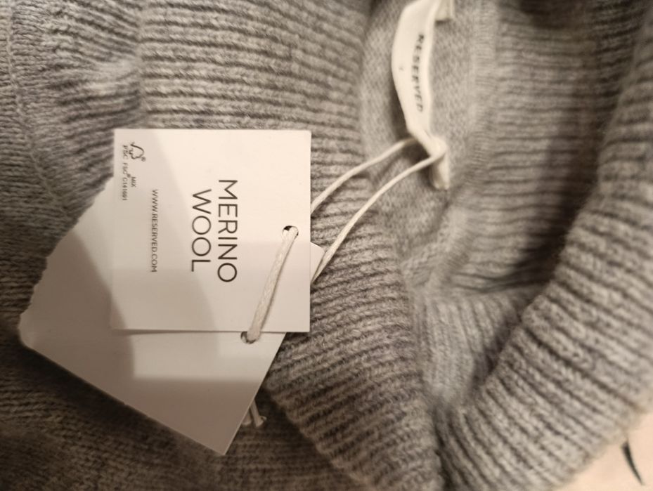 Nowy wełniany golf damski marki Reserved rozmiar L bardziej XXL