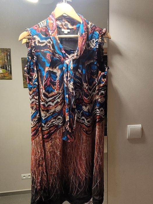 CUDNA Sukienka **SOLAR**  Jedwabna r 40