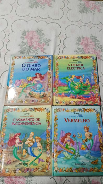 Lote pequena sereia Disney livros