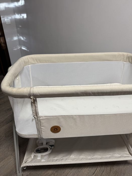 Кроватка ліжечко lionelelo luna 2 в1 постелька