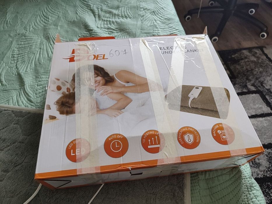 elektryczny koc grzewczy 150 x 75 cm