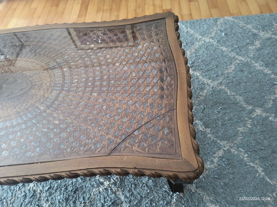 Mesa Baixa Madeira Vintage