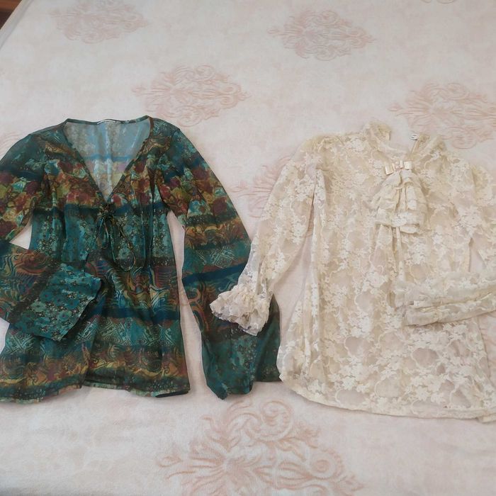 Bluzka damska koronkowa i szyfonowa rozmiar S 2 szuki za 15zł.