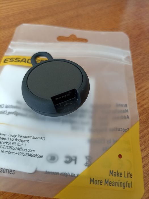 Магнітний зарядний пристрій Baseus Essager для смартгодинників Apple