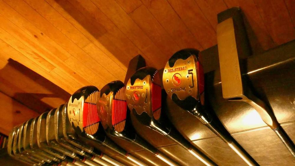 Tacos de Golfe Vintage | Marca "Spalding" | Modelo: "Executive"