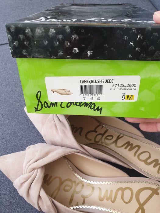 Брендові мюлі Sam Edelman натуральна замша 39
