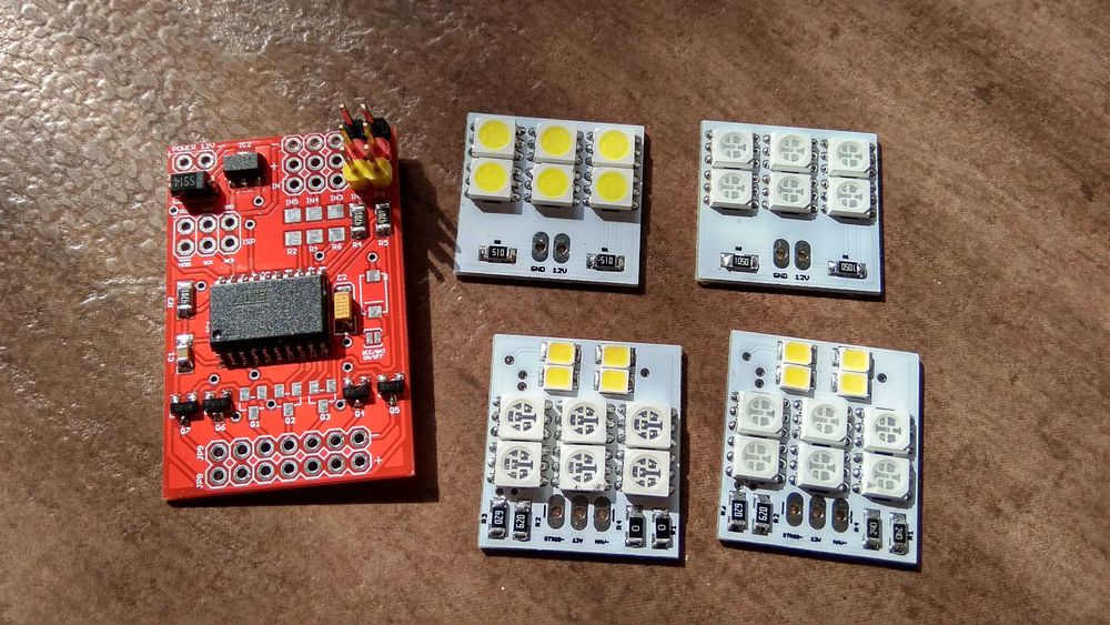 KKTECH zestaw oświetlenia do modeli samolotów RC Ver.1.1