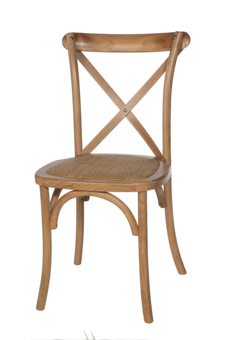 Krzesło rustykalne drewniane kuchenne BOHO  do kuchni - powystawowe