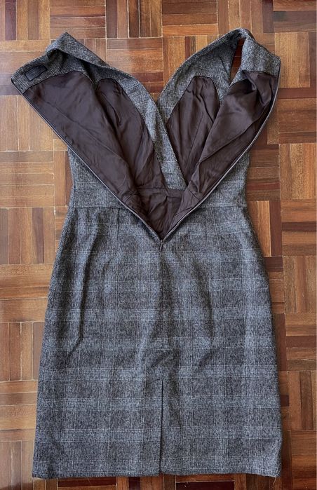 Vestido clássico estilo Tweed (Lanidor, tamanho 36)