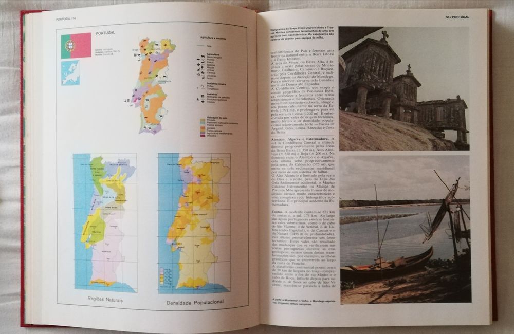 7 Volumes Geografia Enciclopédia Verbo 1985