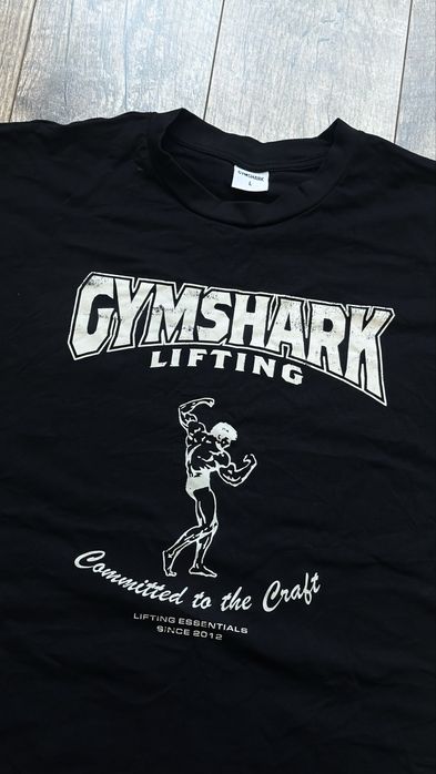 Gymshark Lifting Gym Cotton T shirt чоловіча футболка для залу