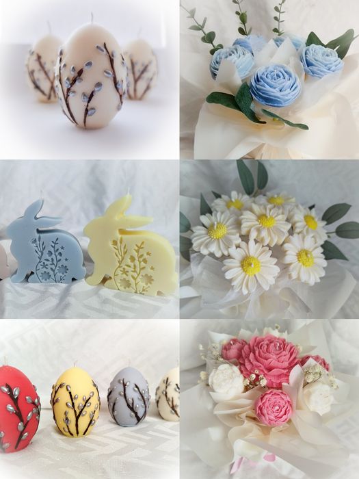 Бомбочки для ванни та свічки