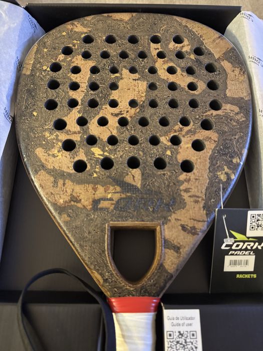 Raquete padel Cork Extreme Black