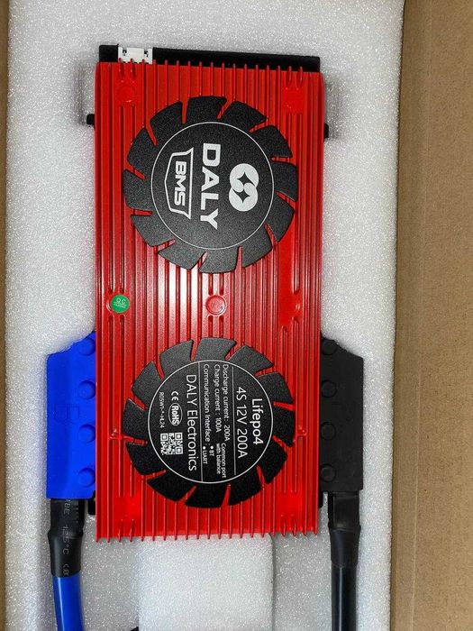 BMS smart DaLy LiFePO4 12V 4S 200A сіметрія з Bluetooth (В НАЯВНОСТІ)