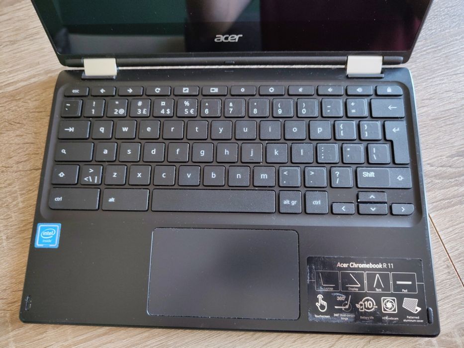 Acer Chromebook R11 N15Q8 4GB/32GB/Chrome OS/Czarny Dotykowy ekran 2w1