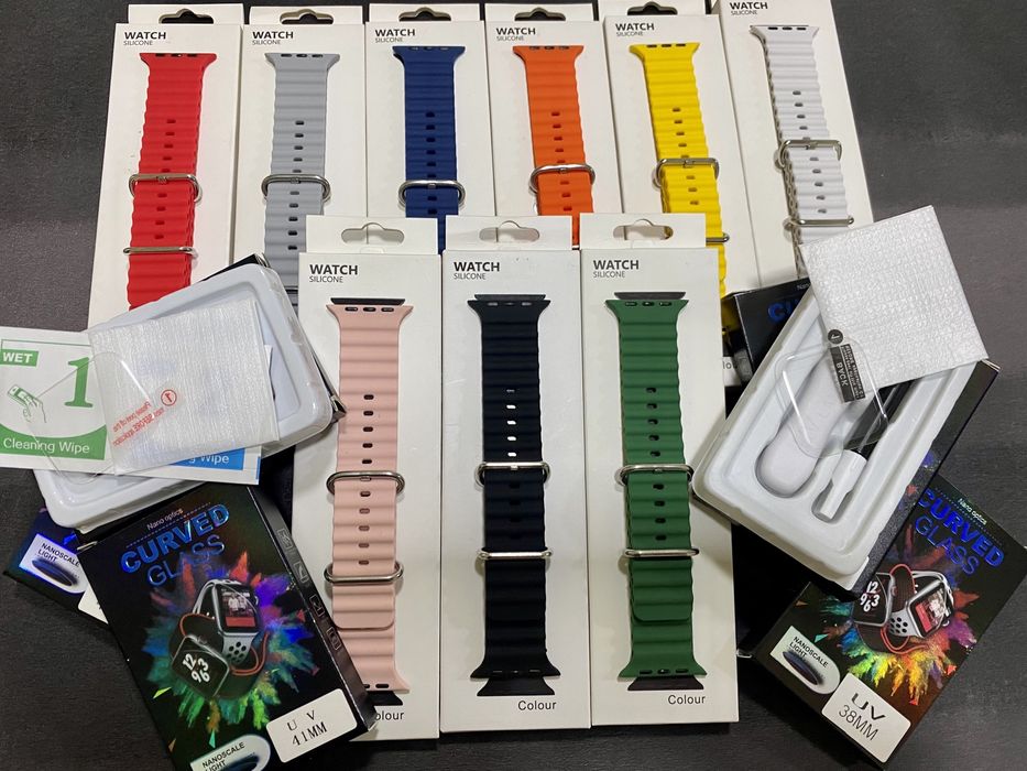 Kit Película Bracelete/Pulseira - Apple Watch 1/2/3/4/5/6/SE/7/8/9/Ultra