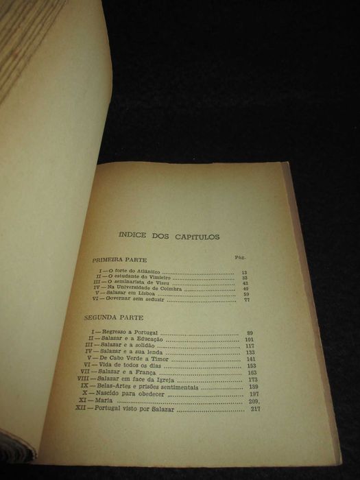 Livro Férias com Salazar Christine Garnier 1952
