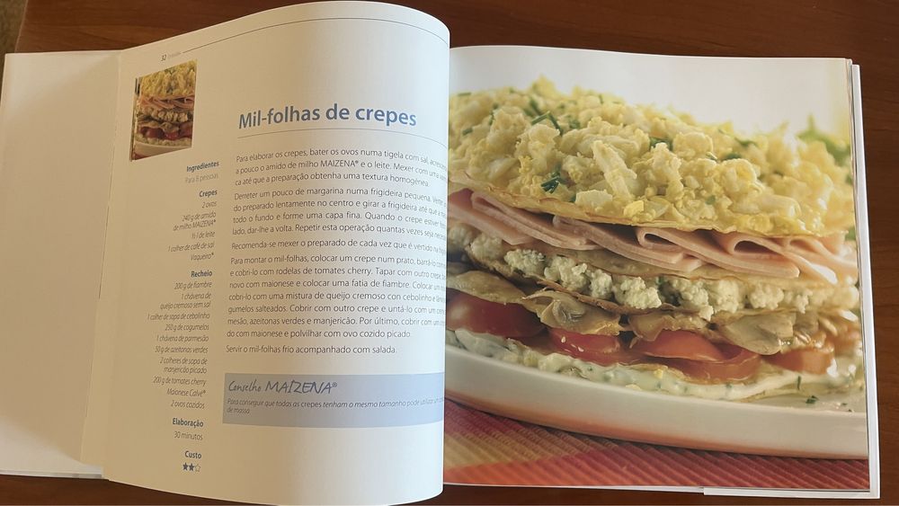 Livro de receitas Maizena