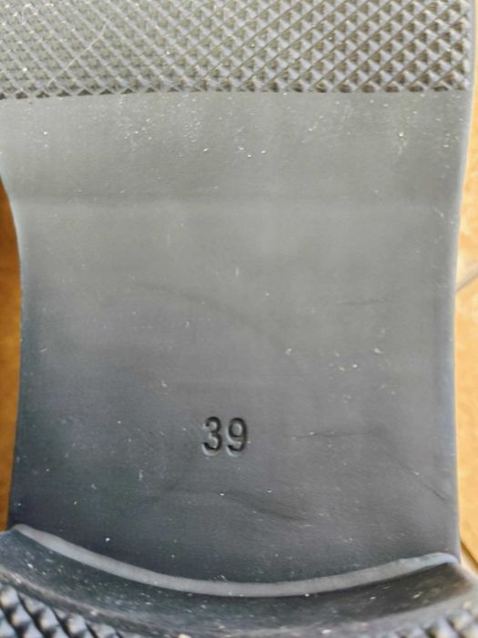 Buty damskie, mokasyny,  39, czarne, prawie nowe