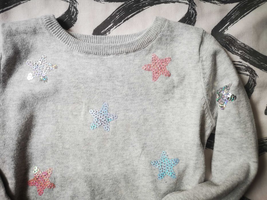 primark- sliczny rozpinany  sweterek 110 cm