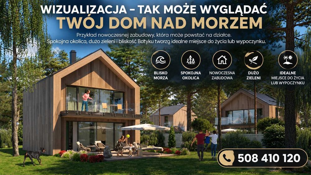 Działka inwestycyjna usługowa | Dziwnówek | 319 m² | 600 metrów do morza | Super lokalizacja - Widok 2