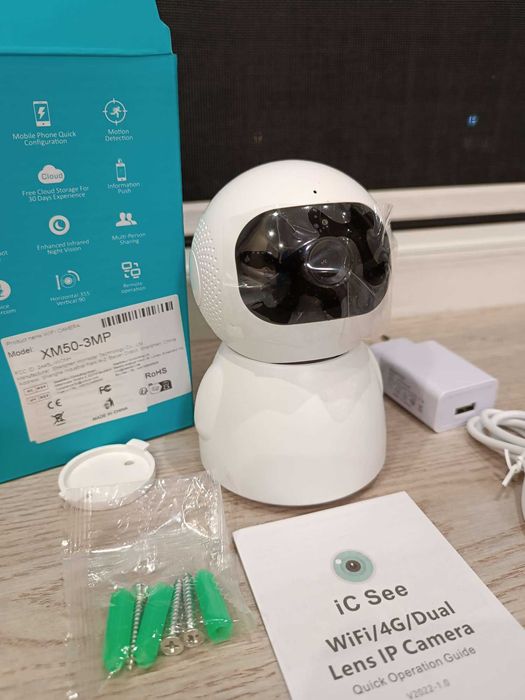 JIENUO 2 MP, IP-камера Wi-Fi, AI, Ночное видение, icsee, НОВАЯ