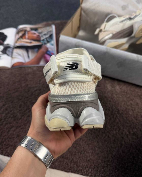 !SALE! New Balance 9060 Summer Mule Off White Premium 40 41 42 43 44 45 літні сіткак