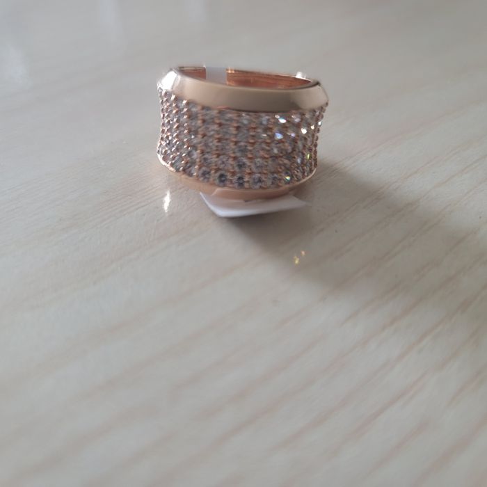 Каблучку срібна позолочена. 925 проба.