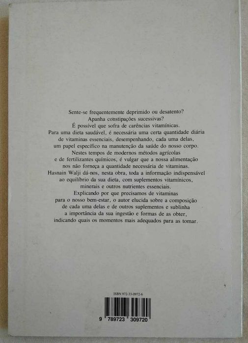 Livro Nutrição e Saude de Hasnain Walji - Editorial Estampa - NOVO