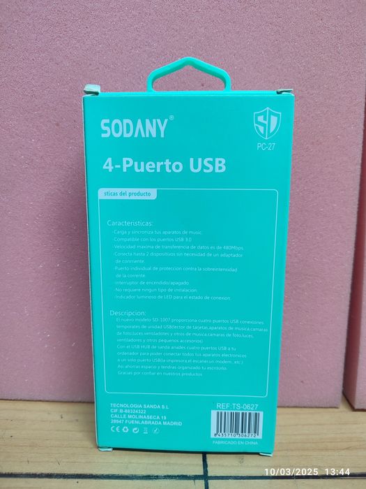 HUB 4 portas USB - novo