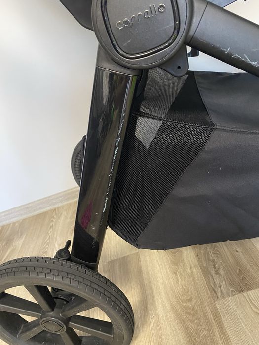 Carrello omega plus+карелло омега плюс дитяча коляска чорна 2в1