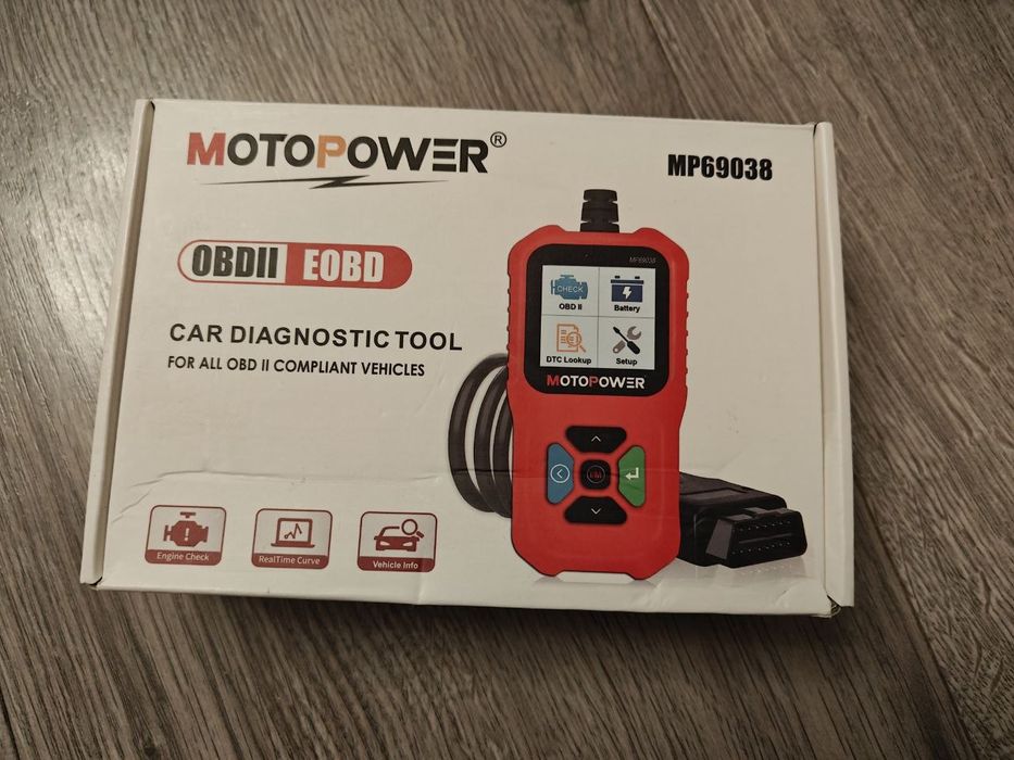 Пристрій для діагностики автомобіля OBD2-сканер MOTOPOWER MP69038