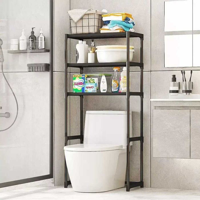 Стелаж полиця для ванної пралка унітаз етажерка Полка в ванную стеллаж