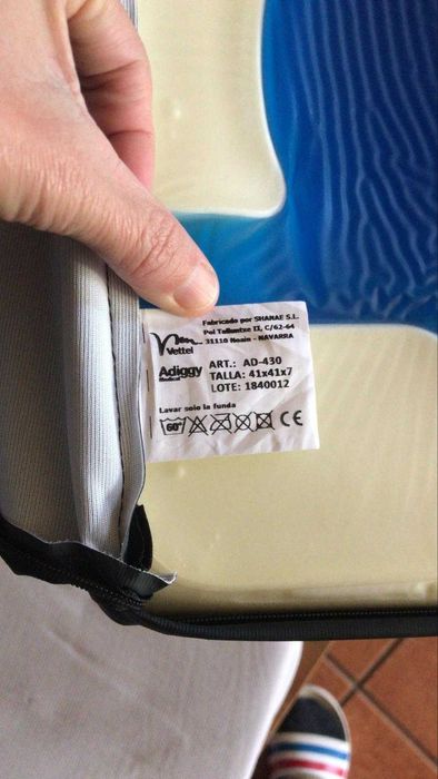 Almofada geriática anti escaras
