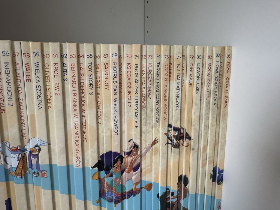 Audiobajki Disney 1-102 zestaw książek bez figurek