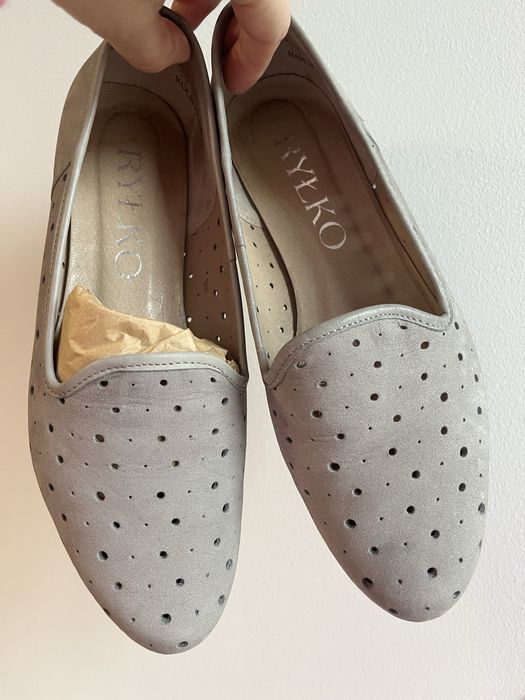 Mokasyny ,balerinki azjrowe Rylko