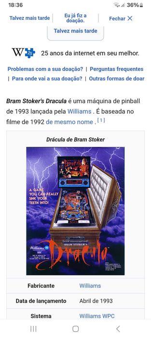 Pinball flippers Dracula