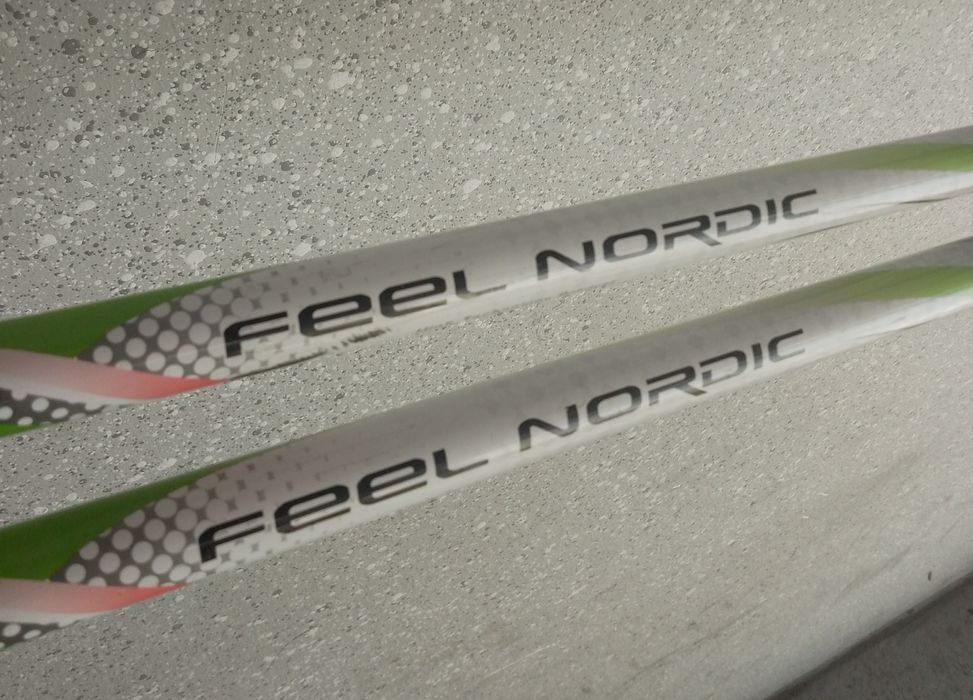 Kije  nordic walking feel adventuridge 120cm .105,115cm leKkie carbon