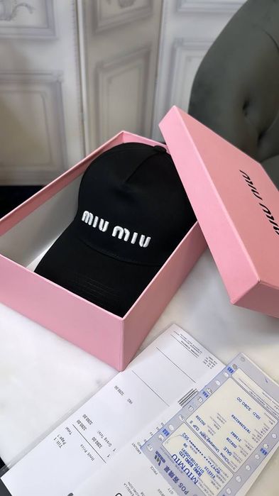 Czapka z daszkiem Miu Miu! Premium