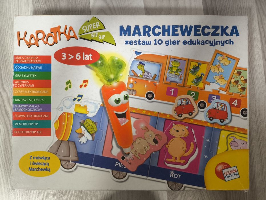 Karotka, Marcheweczka, zestaw 10 gier edukacyjnych