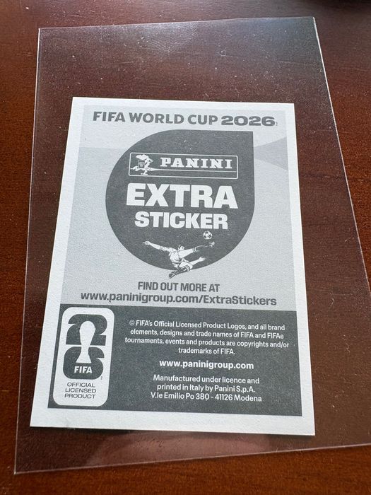 Extra sticker  Salah base Mundial 2026