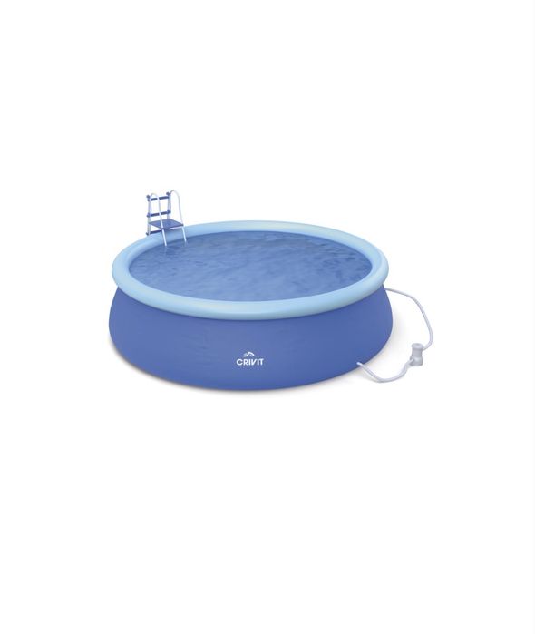 CRIVIT Basen nadmuchiwany Easy Set Quick-up-Pool, Ø 457 x 122 cm
