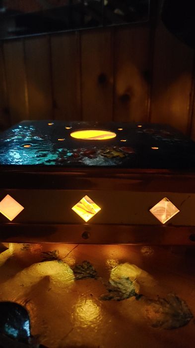 Świecznik, podgrzewacz. Piękny okaz.