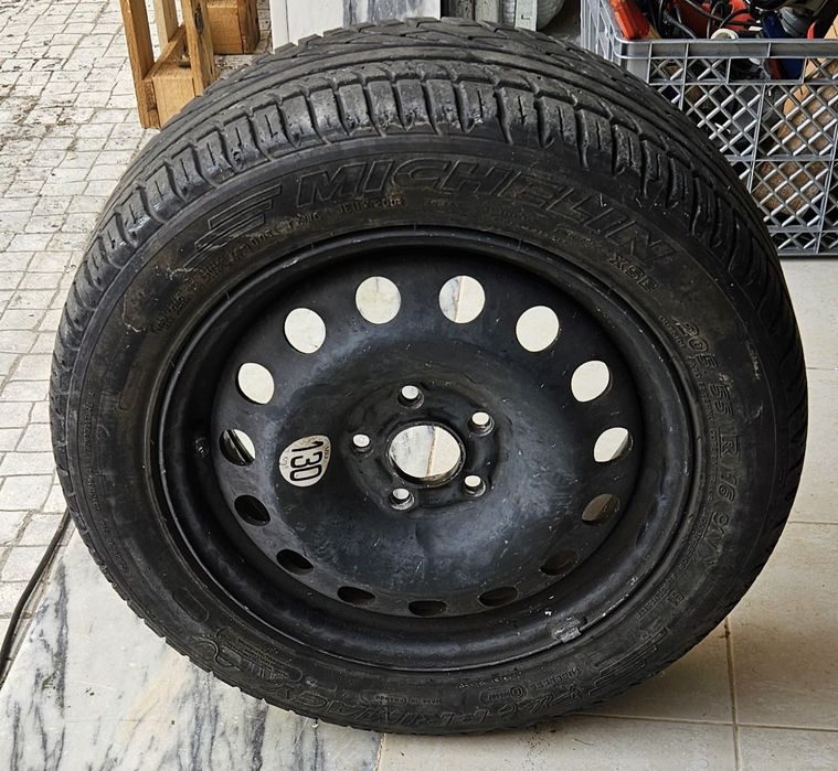 Roda Suplente Original Michelin 205/55 R16 91V – Até 130 km/h