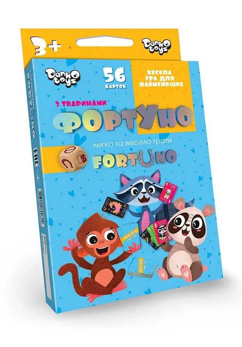Игры Danko Toys Фортуно-Fortuno, 3D Zoo, Cute Unicorns